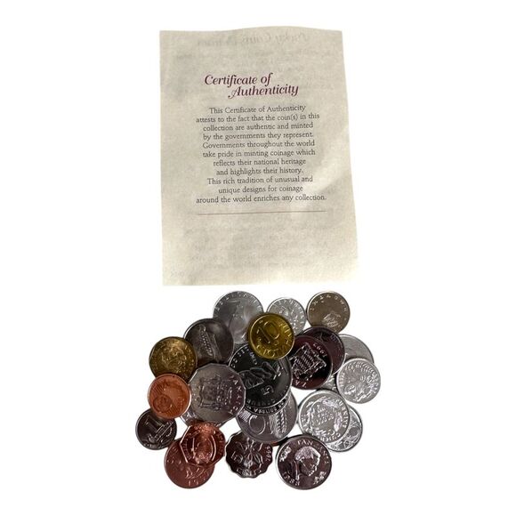 Lucky Coins Collectible 25 pc Gift Set in Canvas Pouch - Picture 3 of 8